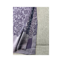 Y2K Lavender Paisley Floral Tie Waist Midi Skirt