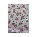 Moschino Lingerie Floral Embroidered Mesh Lace Trim Tank Top