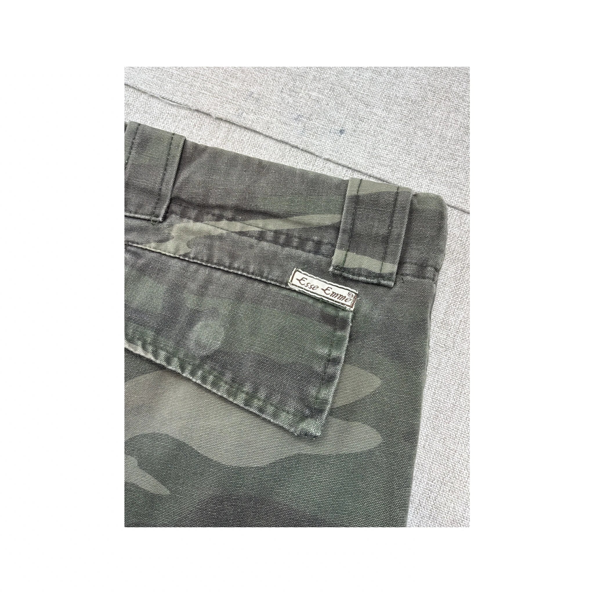 Esse Emme Camouflage Cotton Cargo Shorts