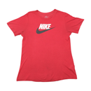 T-shirt Nike em algodão vermelha com logótipo estampado
