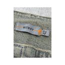 Mitequi Distressed Panel Flare Jeans