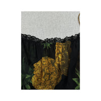 Lange Pineapple Print Handkerchief Hem Dress