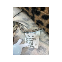 Vintage Leopard Print Flared Pants