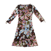 janine...ohl Floral Mesh Mini Dress