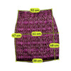 Vintage Handwoven Purple Thai Mudmee Ikat Pencil Skirt