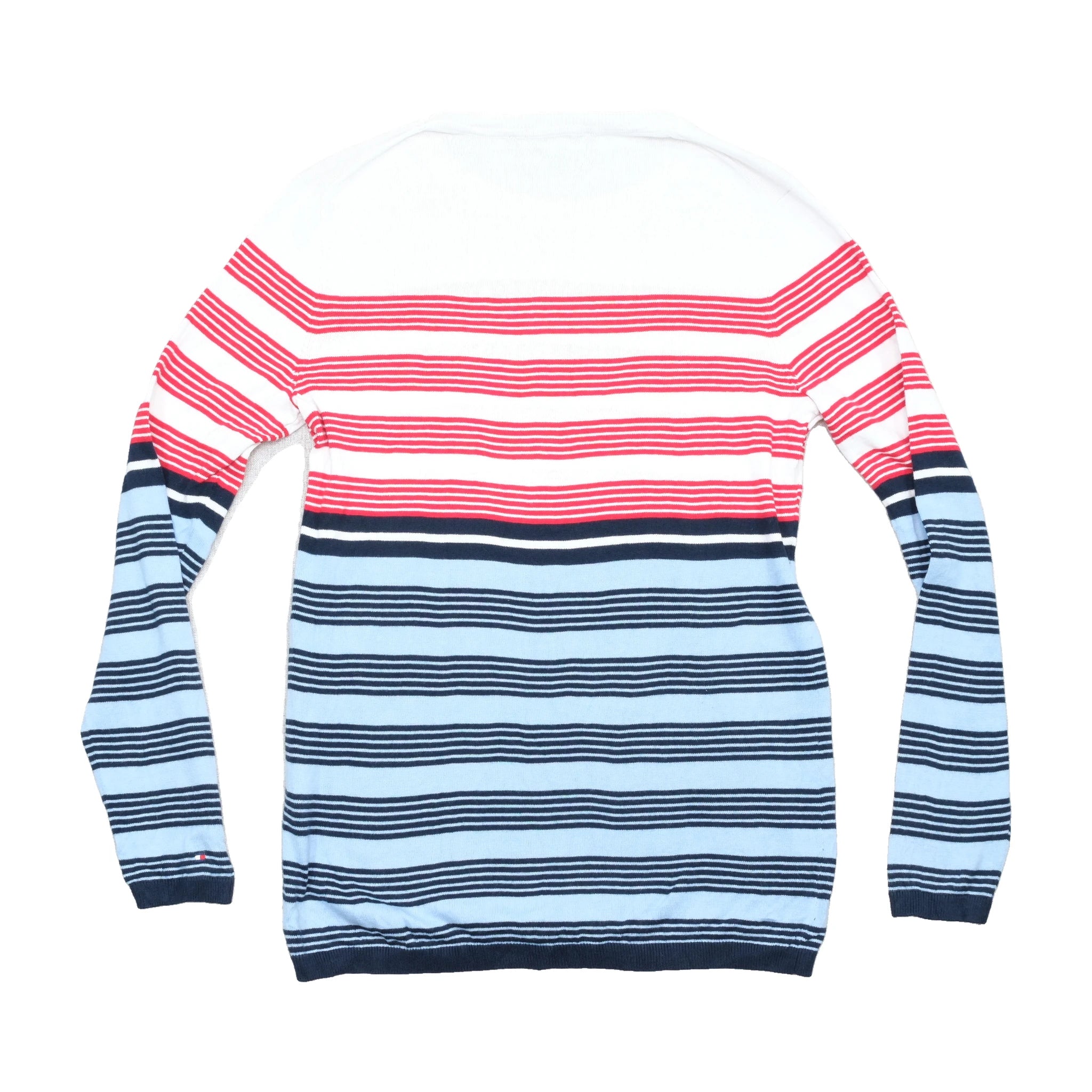 Tommy Hilfiger Striped Cotton Crewneck Sweater