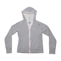 Nike Gray Zip-Up Hooded Jacket