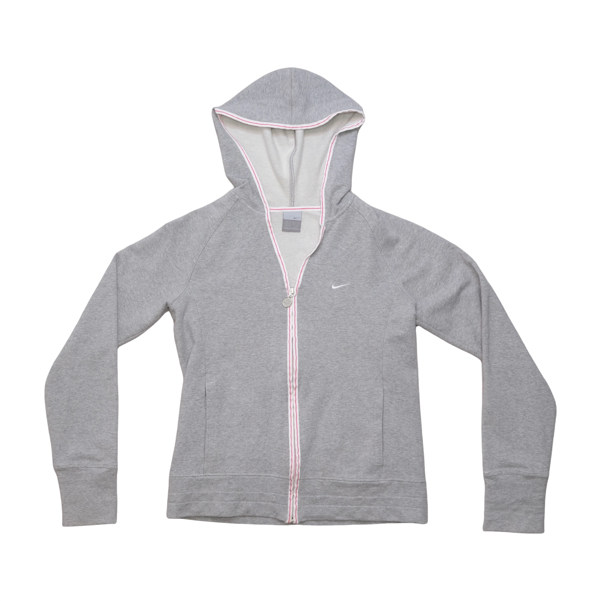 Nike Gray Zip-Up Hooded Jacket