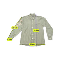 Youkon Beige Micro Stripe Button Down Shirt