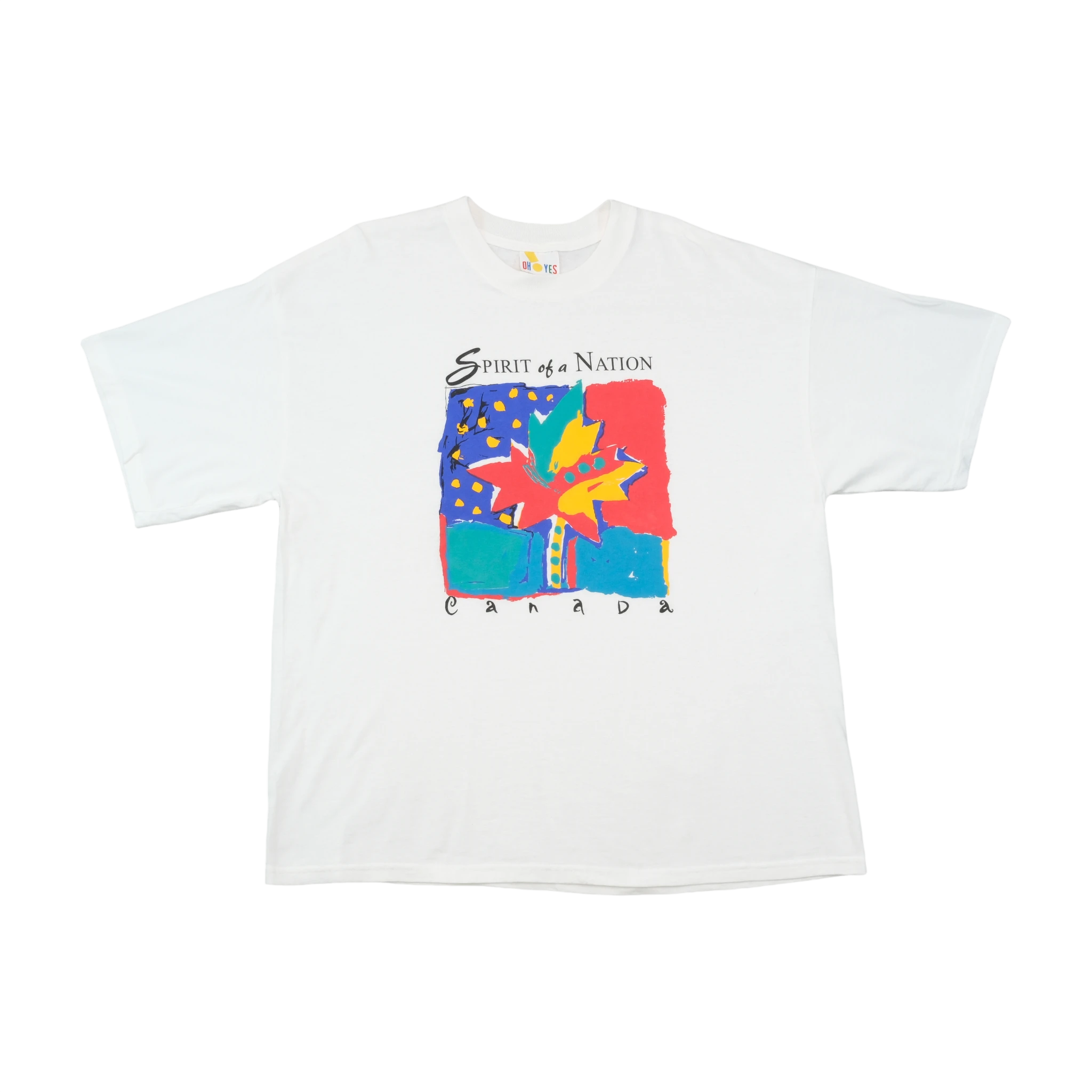 OH YES Spirit of a Nation Canada Vintage Cotton Graphic Shirt