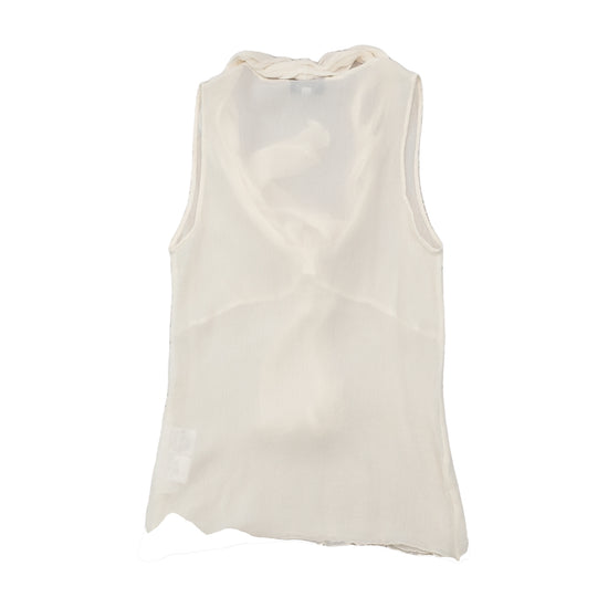 Marella Sleeveless Silk Tie Neck Blouse