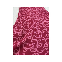 Mini vestido vintage rosa de alças Finas com estampado em Espiral