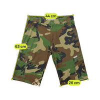Compagnia dei Marines Woodland Camo Cotton Cargo Shorts