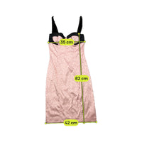 Dolce & Gabbana Pink Floral Jacquard Bustier Dress