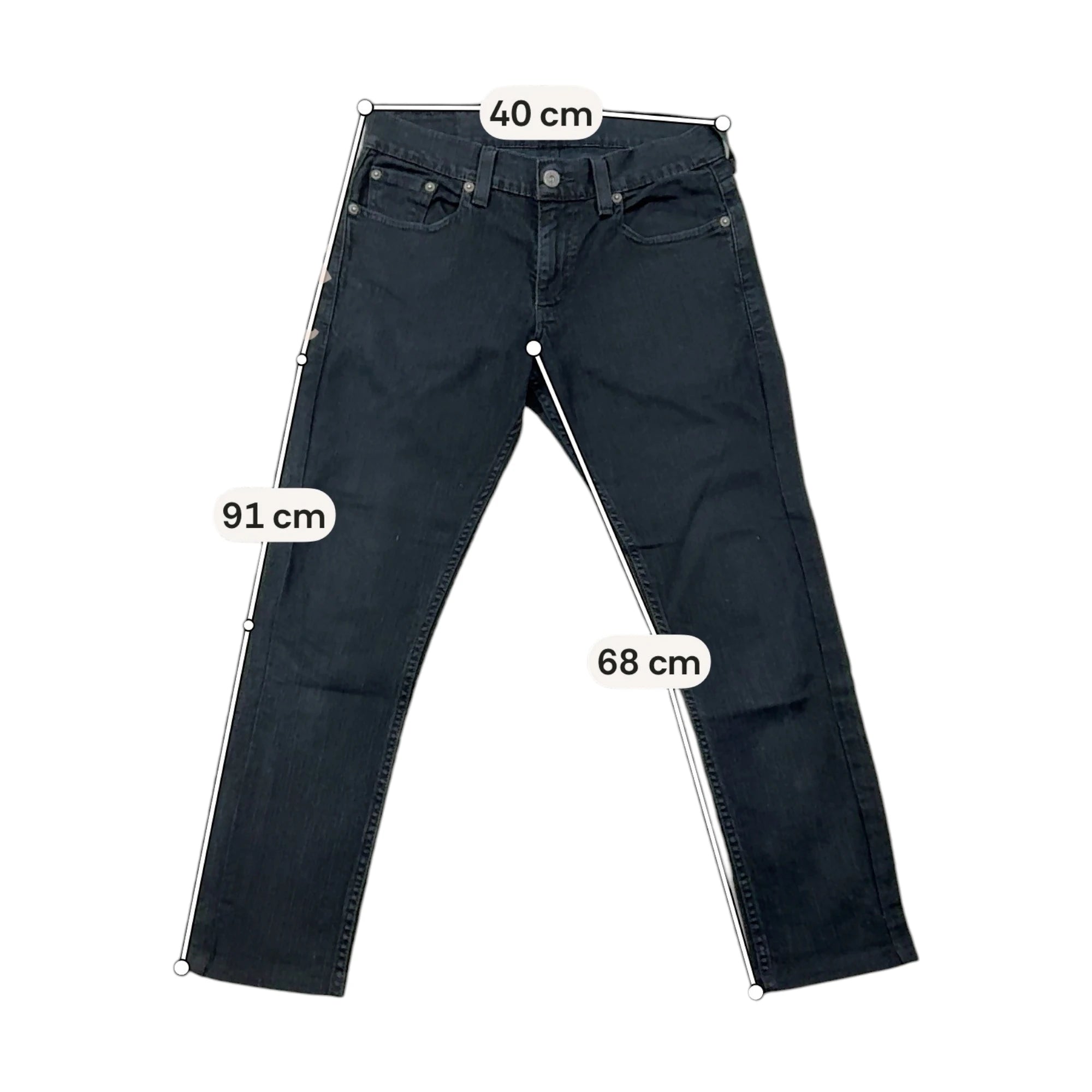 Levi’s Black 5-Pocket Denim Jeans