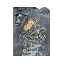 Polo Hard Rock Cafe London em algodão com estampado gráfico