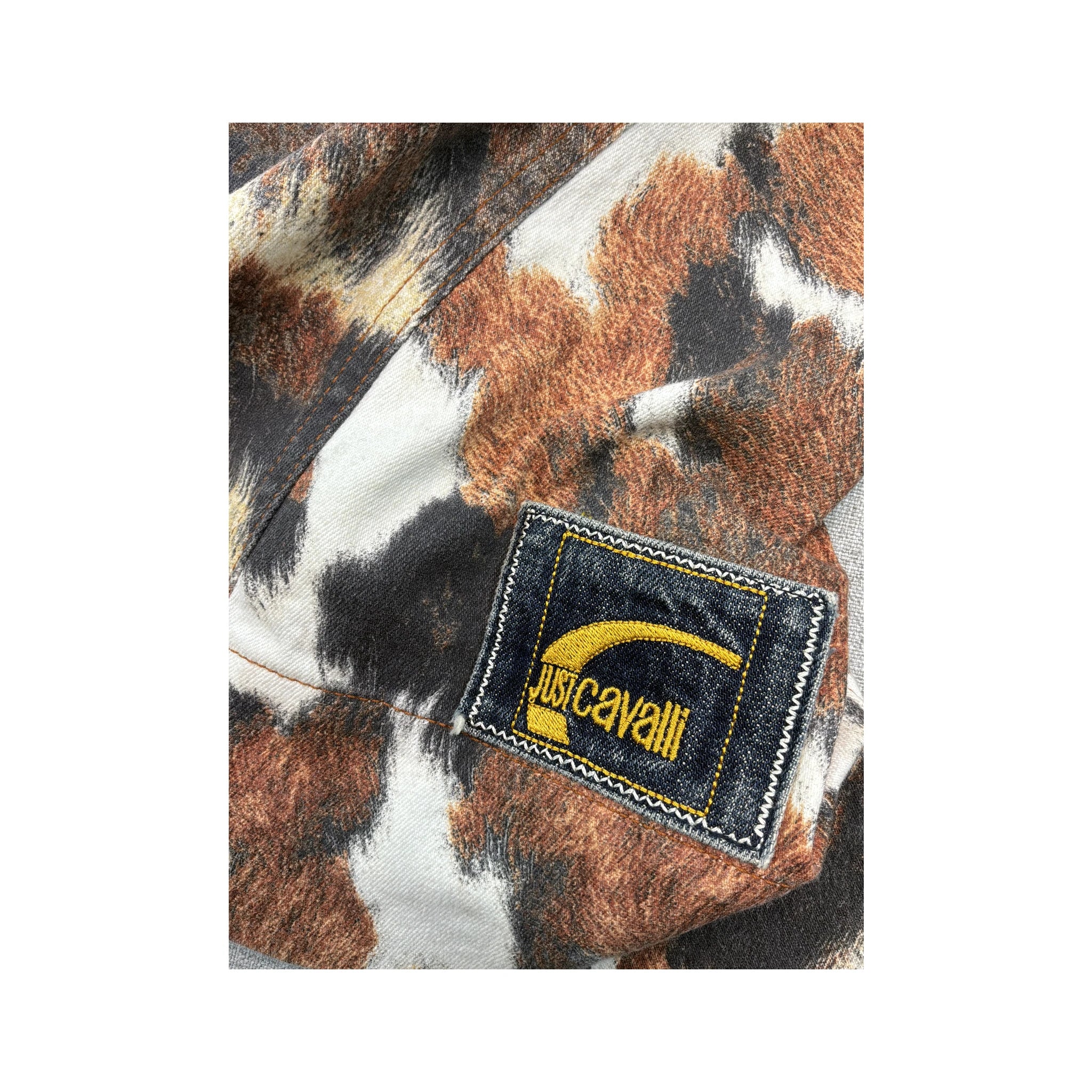 Saia Lápis Just Cavalli com estampado de Vaca