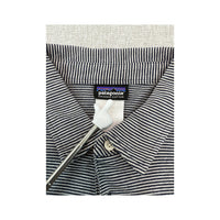 Polo Patagonia em algodão Orgânico às riscas com Bolso