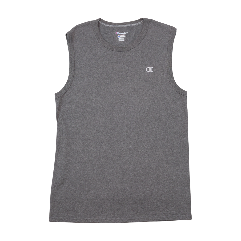 Champion Heather Gray Logo Tank Top