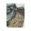 Misswan Patchwork Paisley Floral Tie-Front Tank Top
