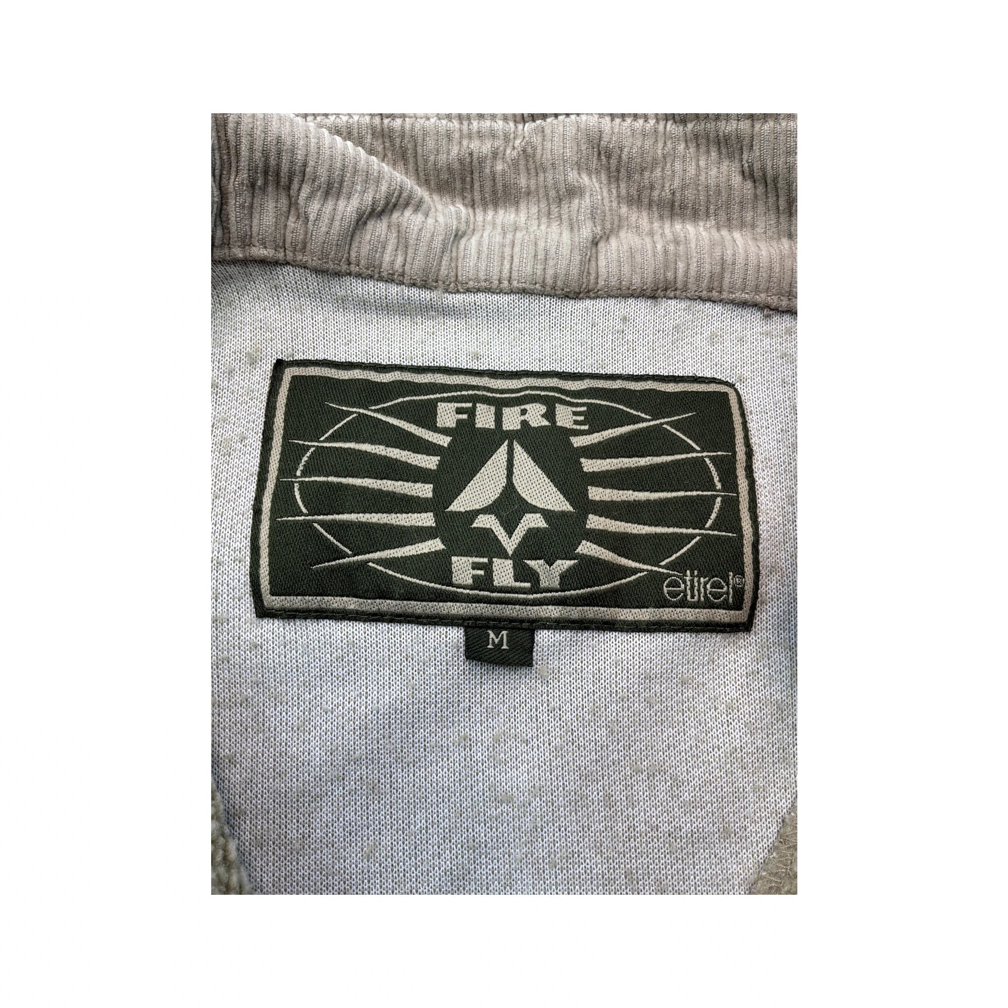 Fire Fly Vintage Embroidered Quarter Zip Fleece