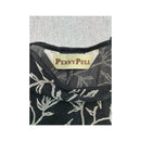 Penny Pull Sheer Mesh Floral Midi Dress