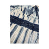 American Angel Blue Tie-Dye Cold-Shoulder Microfiber Dress