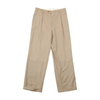 Carlo Santi Vintage Virgin Wool Beige Pinstripe Tailored Pants