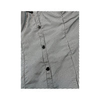 Intimissimi Houndstooth Lace Trim Button Front Tank Top