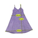 Dixie Purple Faux Suede Slip Dress