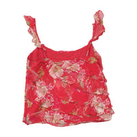 ECI New York Floral Ruffle Tank Top (Repriced)