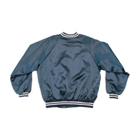 Hartwell Vintage Navy Satin Varsity Style Jacket Made in USA