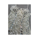 Pretty Sequin Lace-Up Corset Tank Top