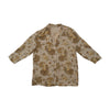 Leopard Print Beige Button-Up Shirt Dress