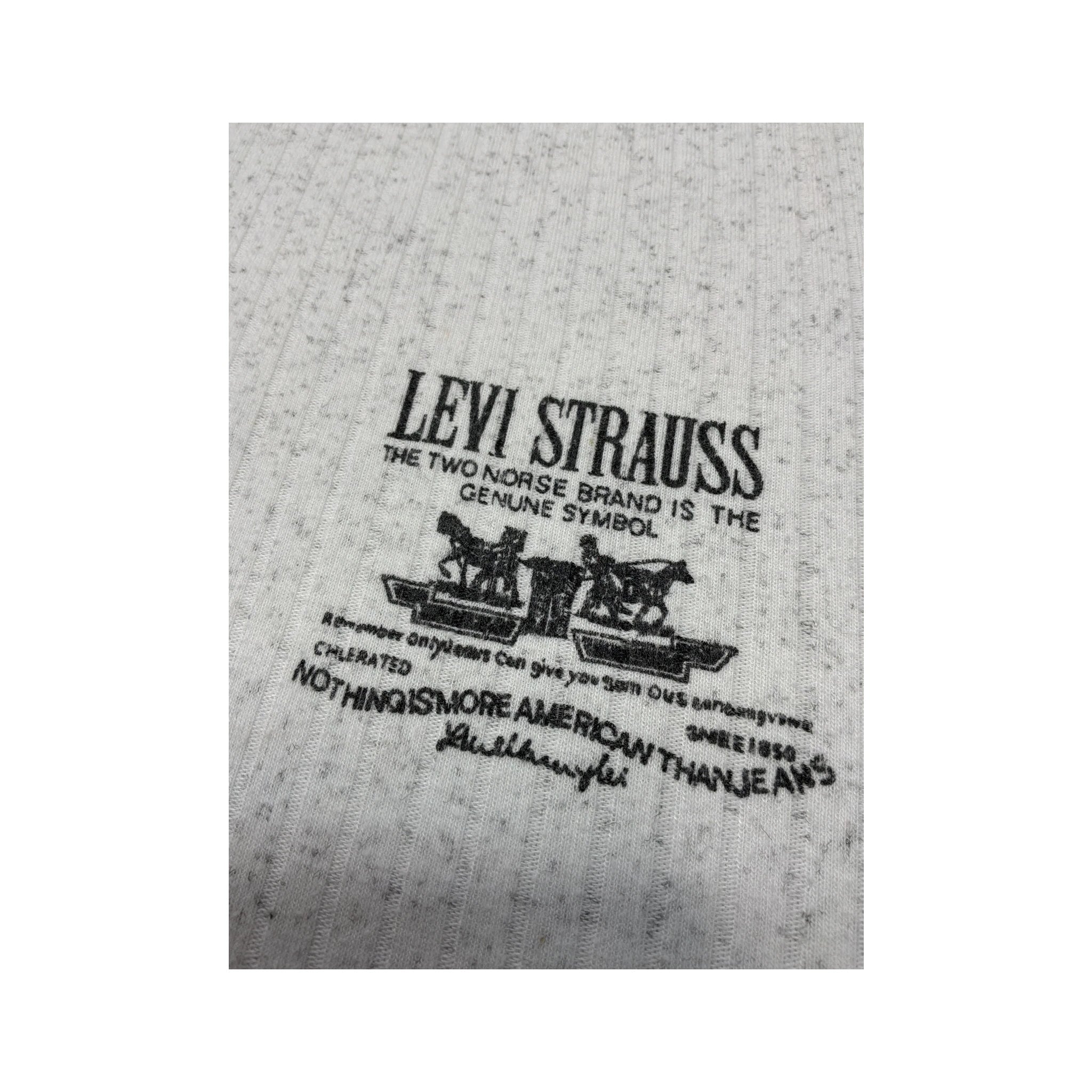 Levi Strauss Cotton Fleck Knit Henley Shirt