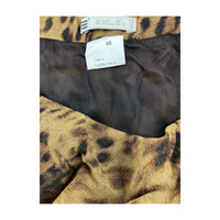 Leopard Print Maxi Skirt (Size 46)