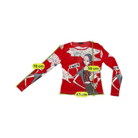 Rapture Graphic Sequin Mesh Long Sleeve T-shirt (Repriced)