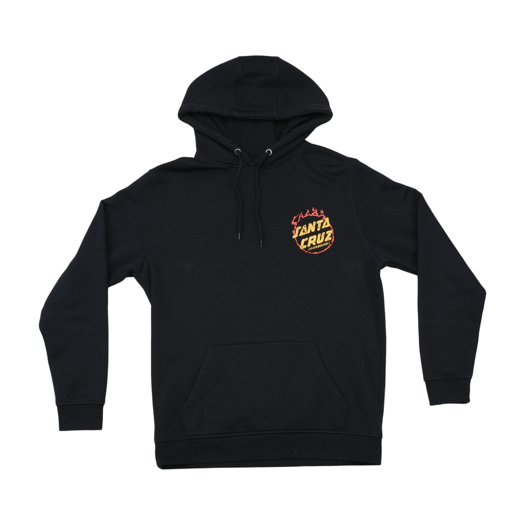 Santa Cruz Flame Logo Tiger Graphic Hoodie