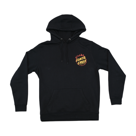 Santa Cruz Flame Logo Tiger Graphic Hoodie