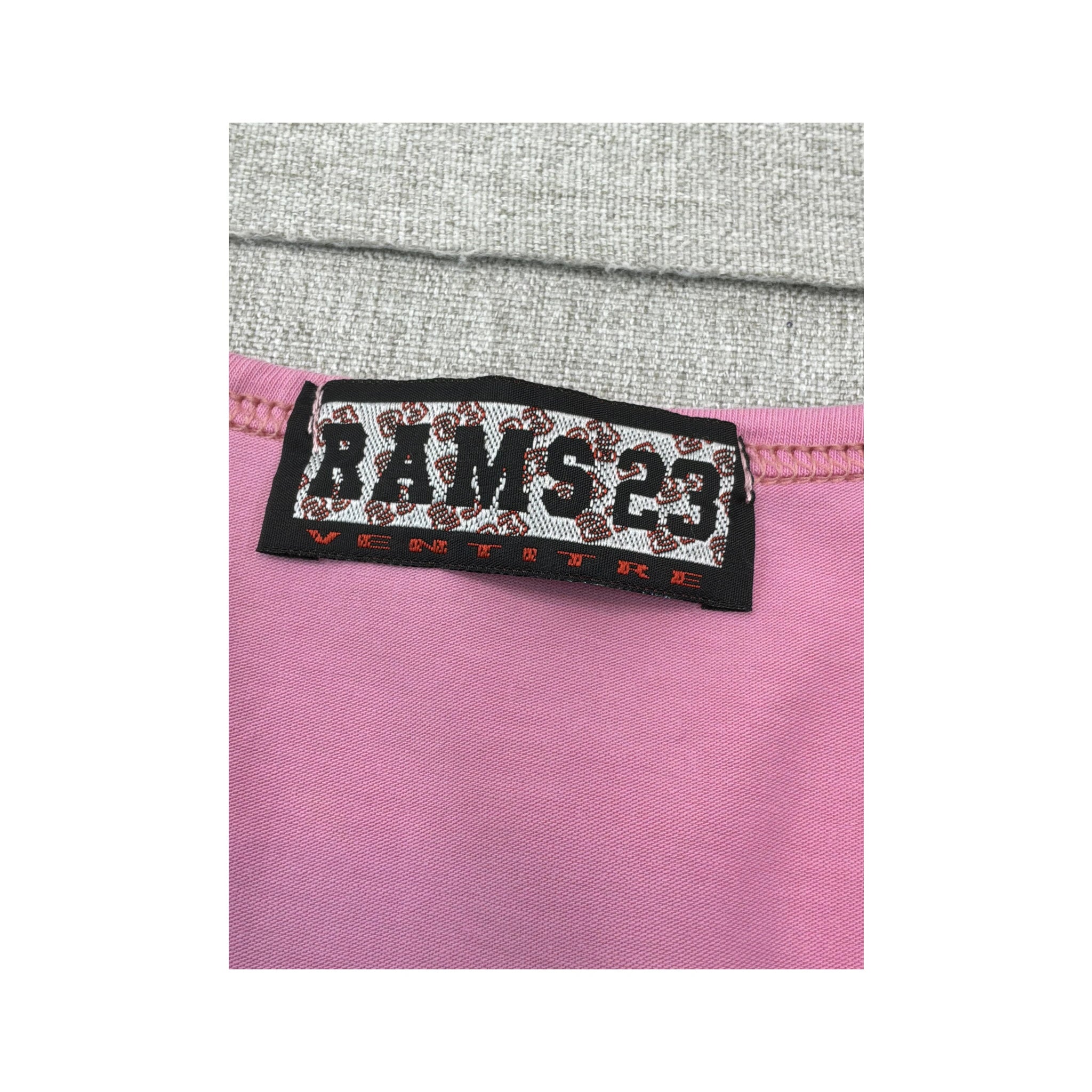 T-shirt RAMS23 de Manga Comprida com decote em V e estampado com Glitter