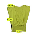 Northland Draped Surplice Cap Sleeve Blouse