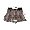 Patrizia Pepe Leopard Print Ruffle Mini Skirt
