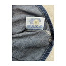 Sleeveless Denim Button-Up Shirt Blue