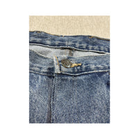 Calças de ganga de carpinteiro Dickies vintage de Lavagem Clara