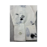Gianni Versace Vintage Abstract Jacquard Button Up Shirt