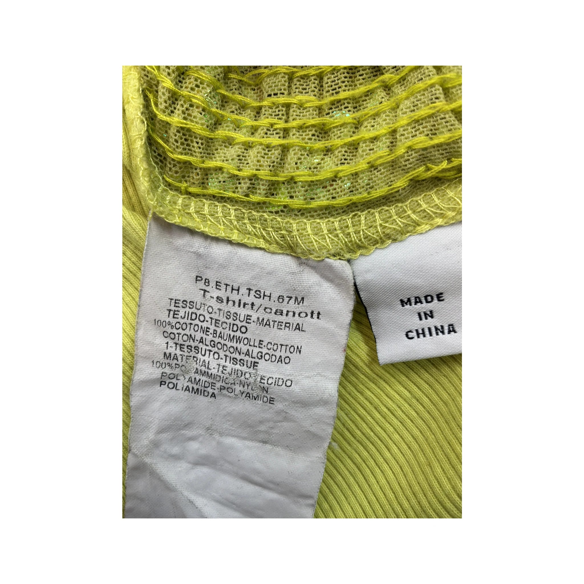 MAX&Co. Lime Green/Yellow Sequin Tank Top