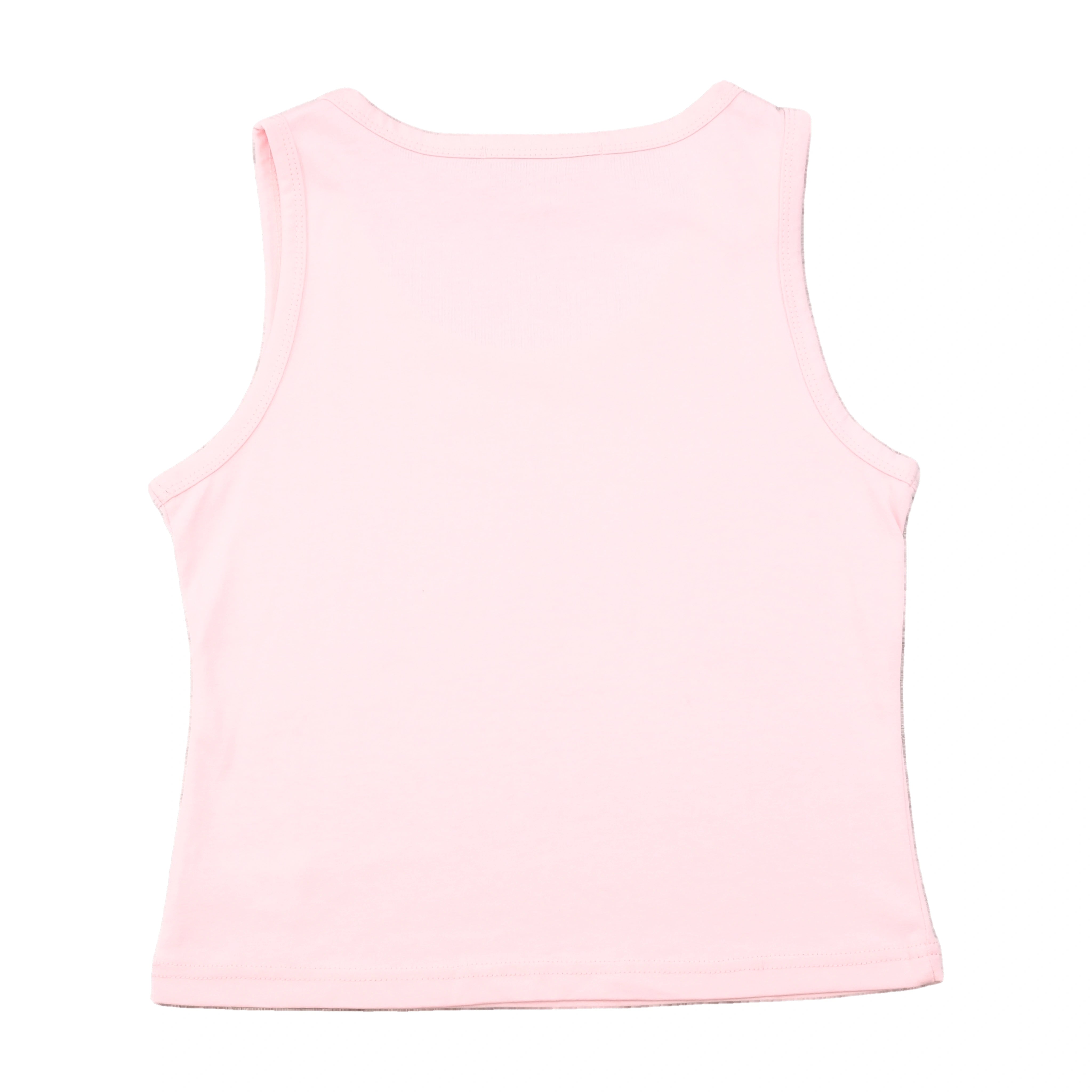 Juicy Couture Rhinestone Logo Pink Cotton Blend Tank Top