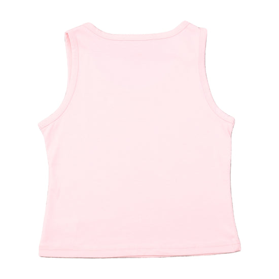Juicy Couture Rhinestone Logo Pink Cotton Blend Tank Top