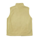 Think Pink Vintage Pale Yellow Full-Zip Fleece Vest