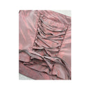 Sixth Sense Embroidered Sequin Lace Up Corset Tank Top